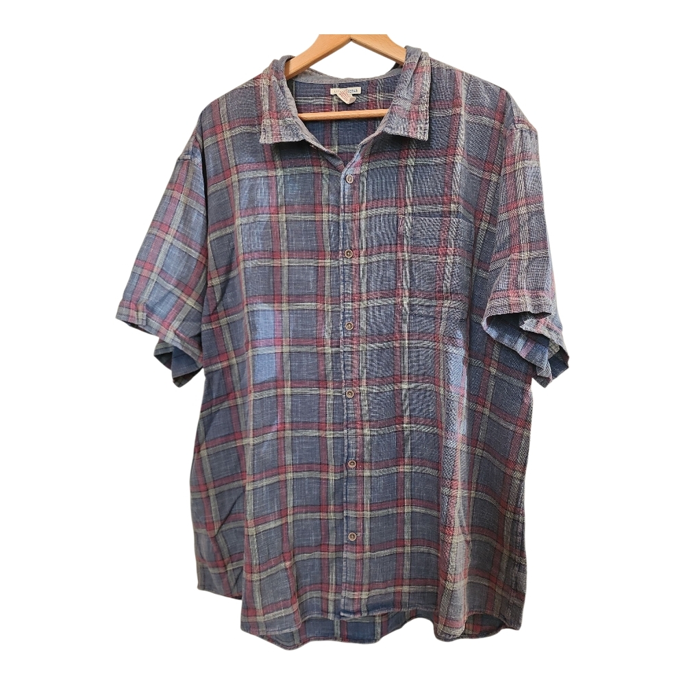 NWOT Carbon2Cobalt Short Sleeve Button-Down Shirt